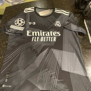 Real Madrid Away Soccer Jersey blk 22/23